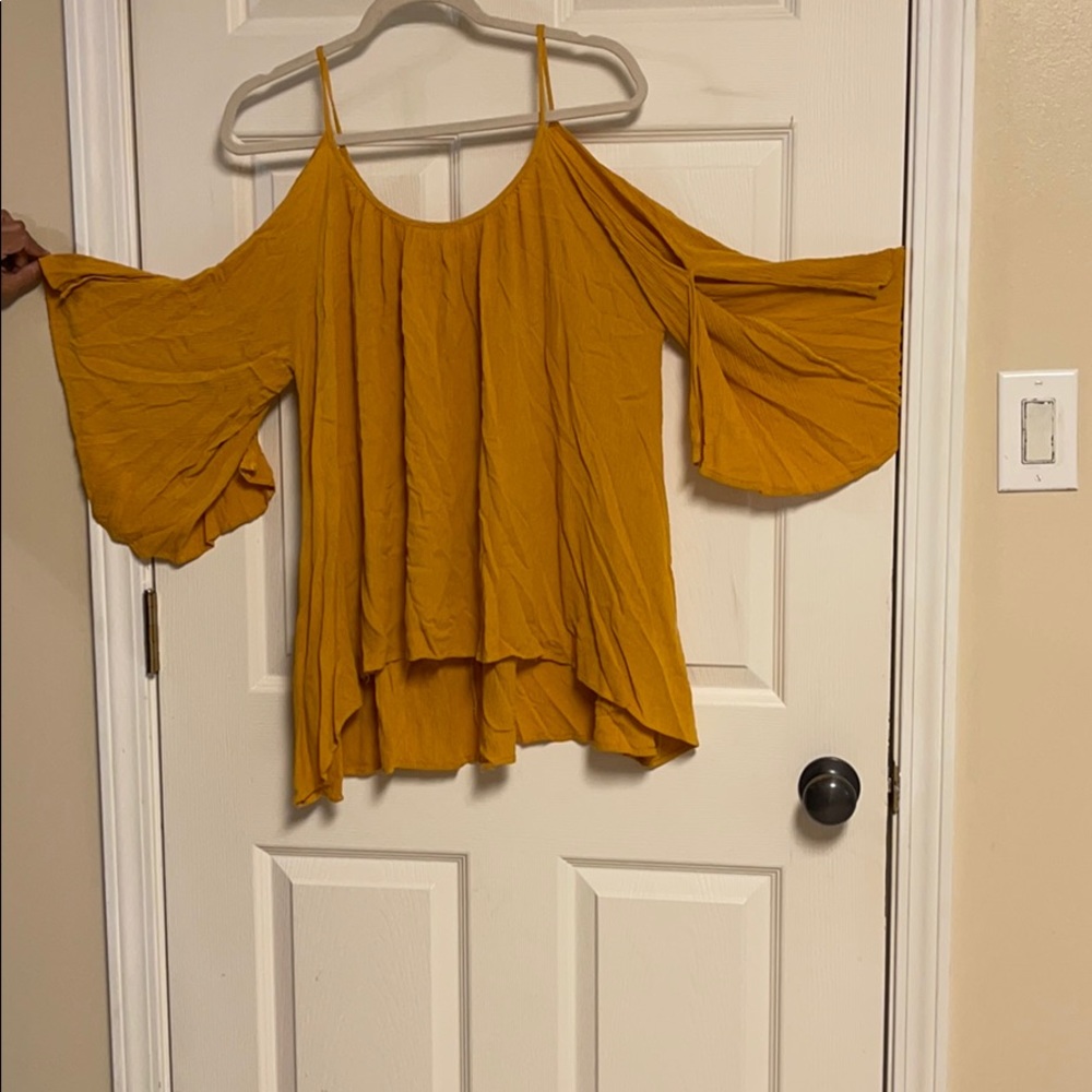 Mustard blouse